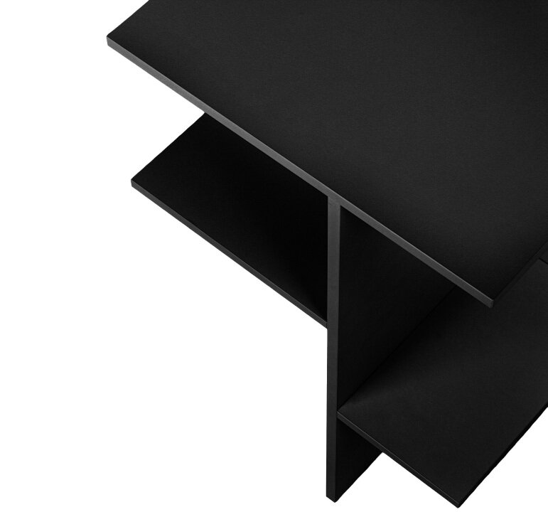 Oly Vulcano Black asztal/szék – fekete