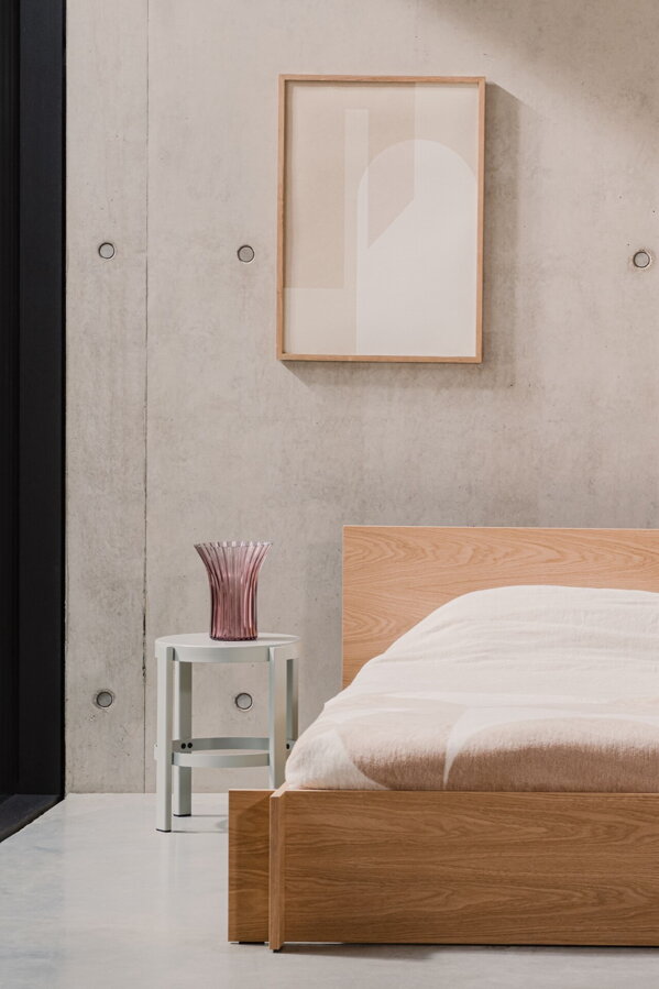 Stolík/stolička Doon Pebble Grey – sivý