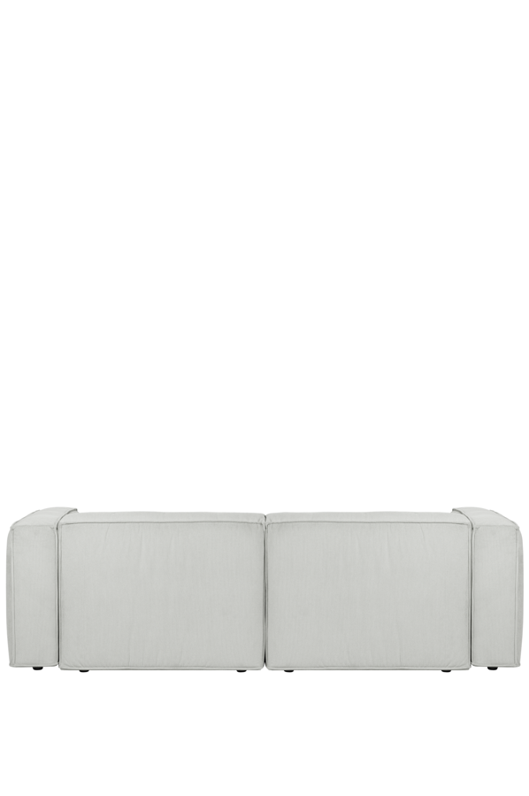 Lobi Chalk Grey Corduroy kanapé, 3 személyes – szürke