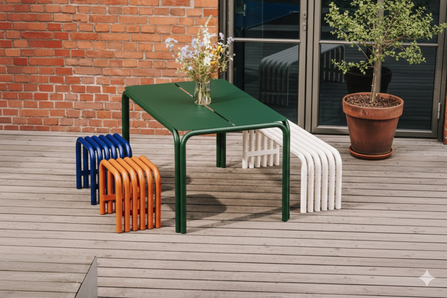 Nokk Blueberry Pie asztal – kék