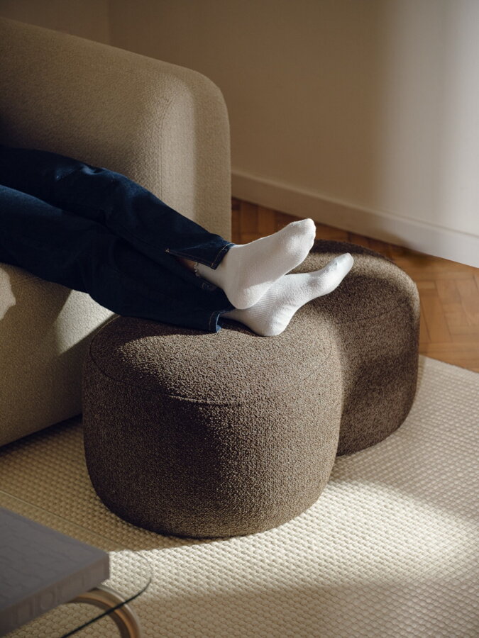 Umbo Cloud Beige puff – bézs