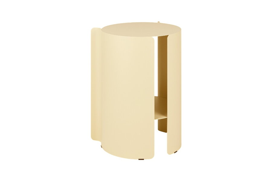 Ande Vulcano Black kisasztal – fekete acél