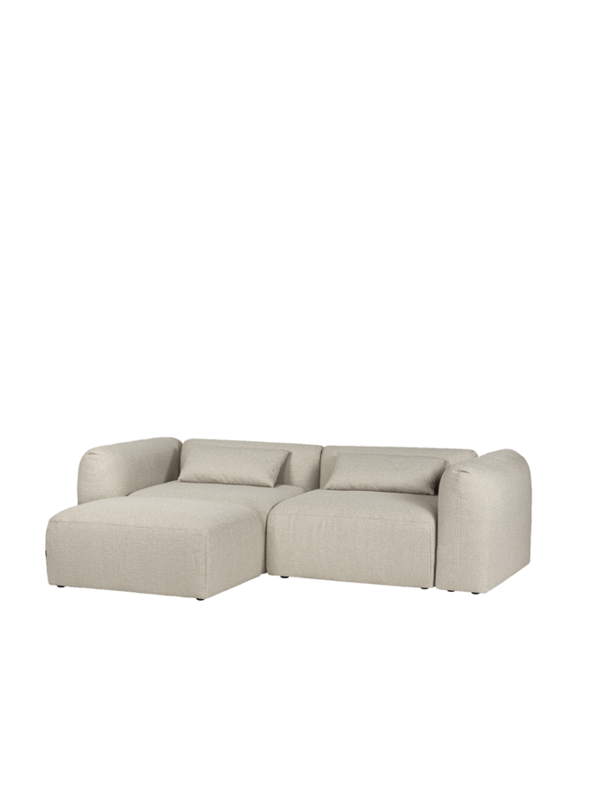 Yaro Desert Beige Bouclé ottomán – bézs
