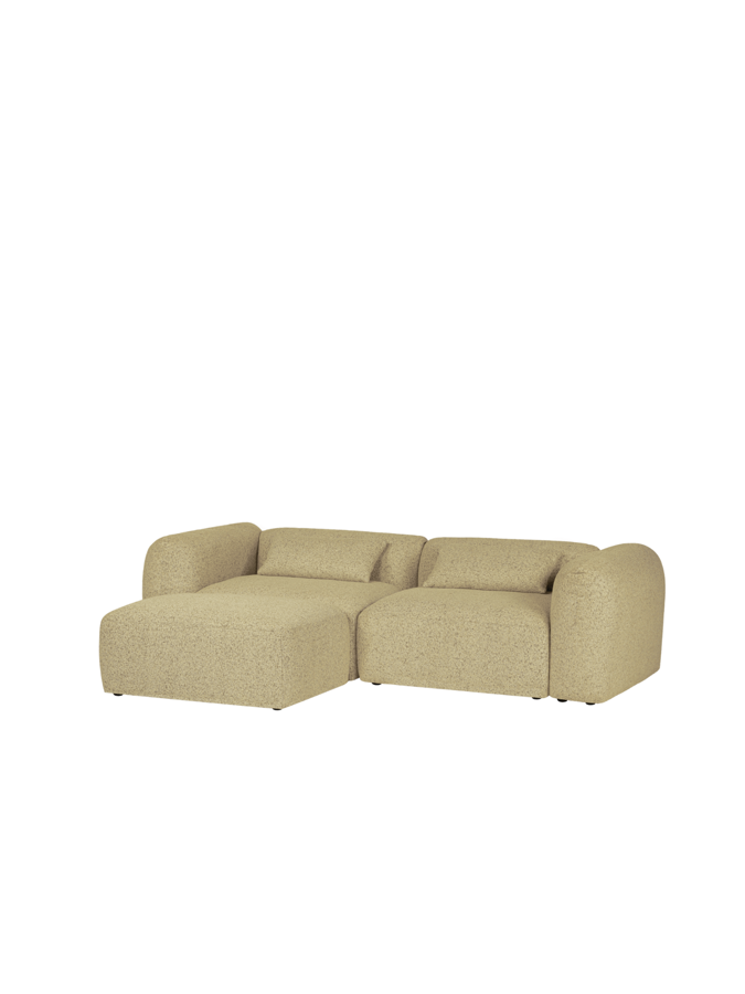 Yaro Pale Yellow Mélange ottomán – világossárga