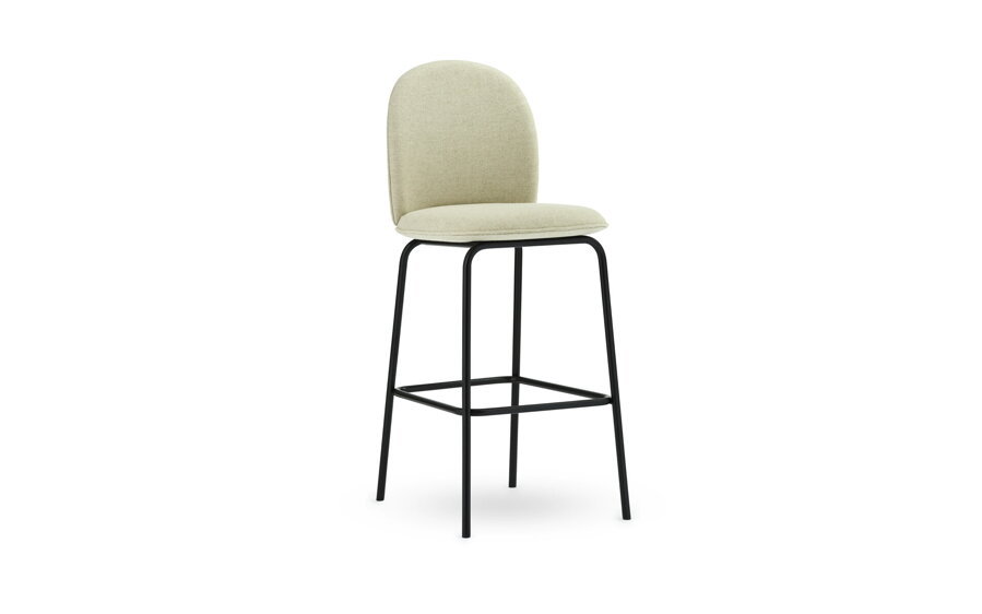 Barová stolička Ace Bar Chair, 75 cm – sivá/čierna oceľ