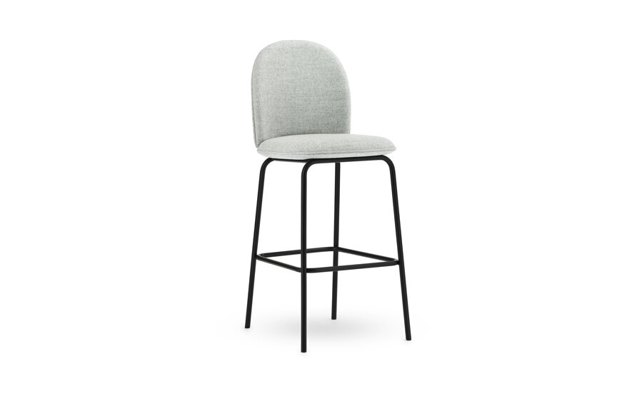 Barová stolička Ace Bar Chair, 75 cm – sivá/čierna oceľ