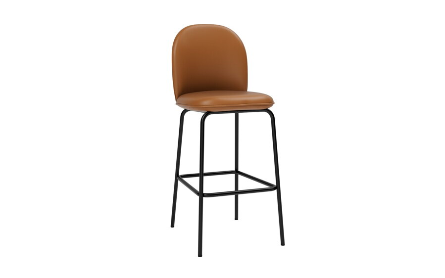 Barová stolička Ace Bar Chair, 75 cm – sivá/čierna oceľ