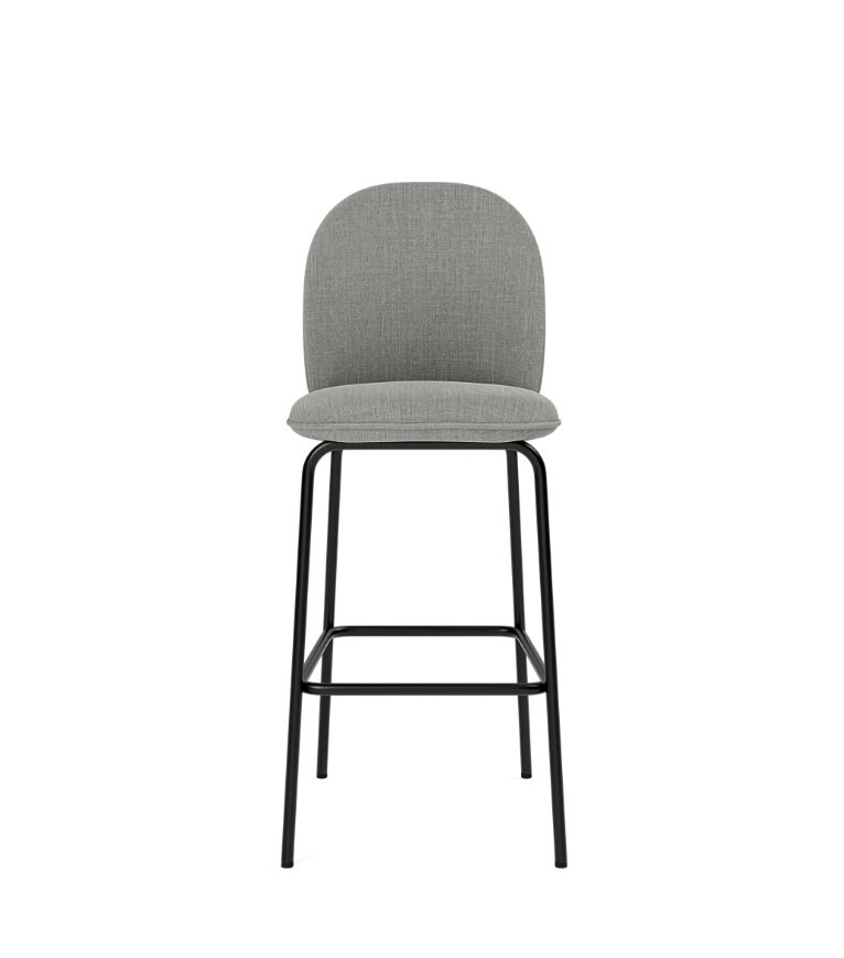 Barová stolička Ace Bar Chair, 75 cm – sivá/čierna oceľ