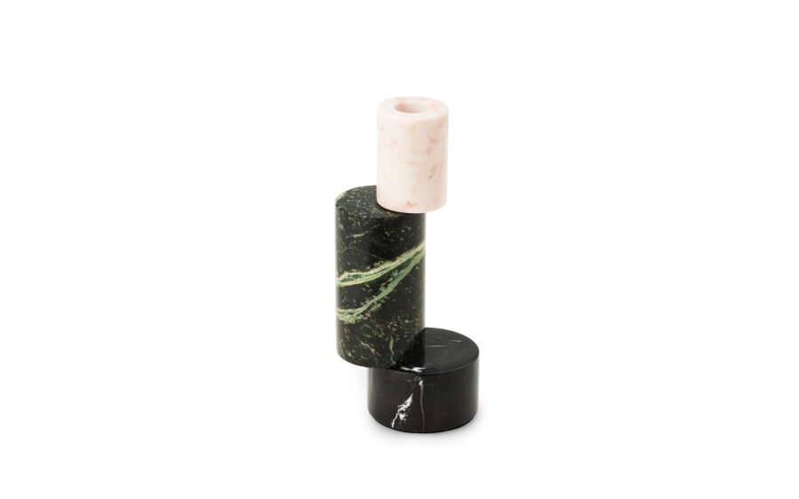 Svietnik Blox Dark Green – tmavozelený/prírodný