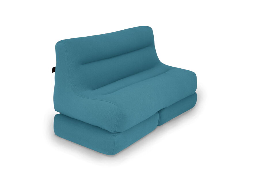 2-miestne ležadlo Sit Pool v kvalite látky 3D Agora a farebnom prevedení Blue.