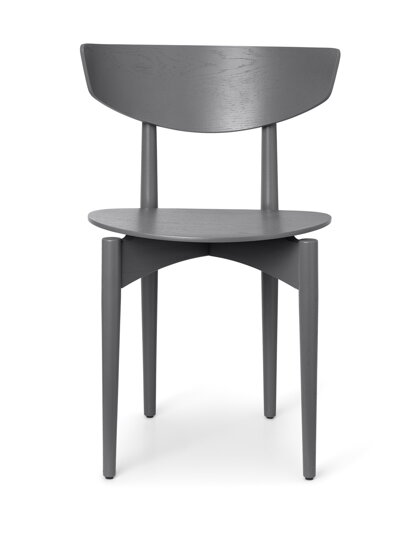 Jedálenská stolička Herman Wood – teplá sivá