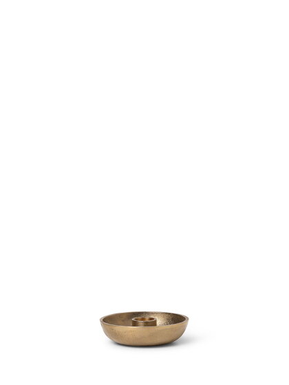 Stojan na sviečku Bowl Candle Holder – mosadzný