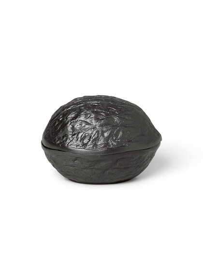 Box v tvare vlašského orecha Forest Nut Box – čiernený hliník