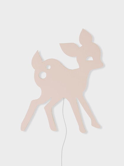 Nástenná lampa My Deer – ružová