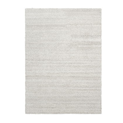 Slučkový vlnený koberec Ease, veľký – sivobiely