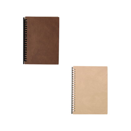 Dizajnový zápisník Paper Block A5 – hnedý/pieskový