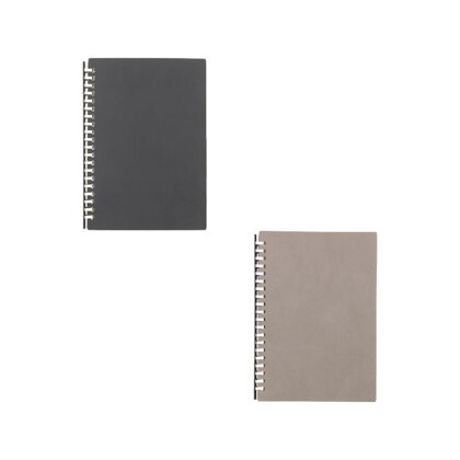 Dizajnový zápisník Paper Block A5 – antracit/svetlosivý