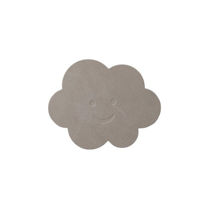 Detská podložka pod pohár Cloud – teplá sivá