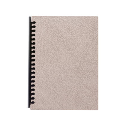Dizajnový zápisník Paper Block A5 – teplý sivý/čierny