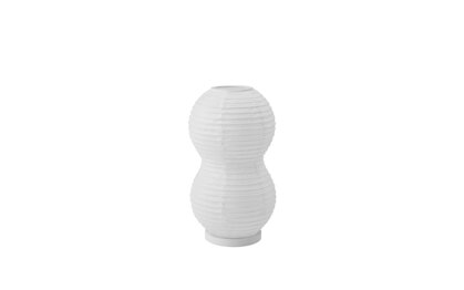 Stolová lampa Puff Twist – biela