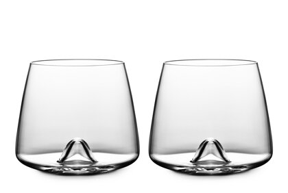 Poháre Whiskey Glass, set 2 ks – číre